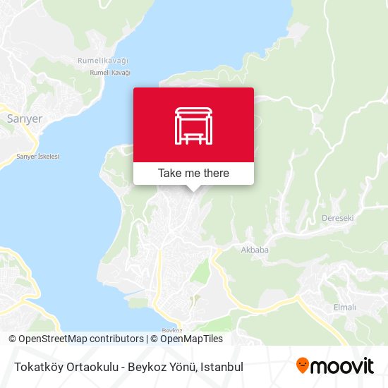 Tokatköy Ortaokulu - Beykoz Yönü map