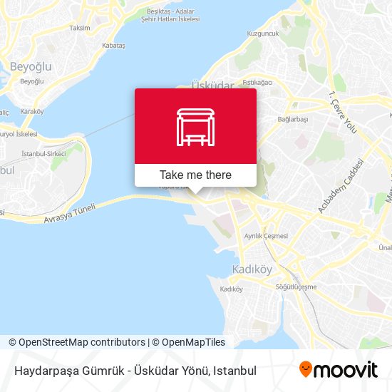 Haydarpaşa Gümrük - Üsküdar Yönü map