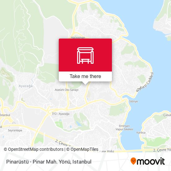 Pinarüstü - Pinar Mah. Yönü map