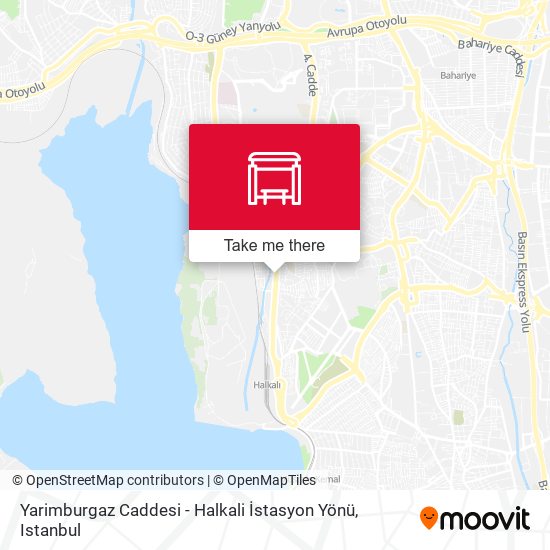 Yarimburgaz Caddesi - Halkali İstasyon Yönü map