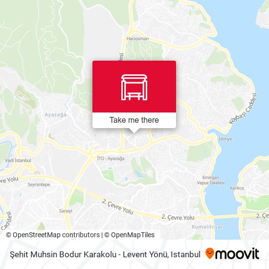 Şehit Muhsin Bodur Karakolu - Levent Yönü map