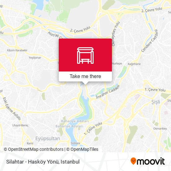Silahtar - Hasköy Yönü map