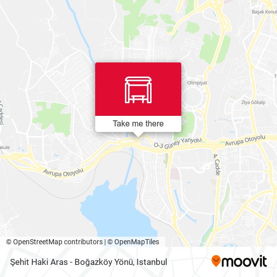 Şehit Haki Aras - Boğazköy Yönü map