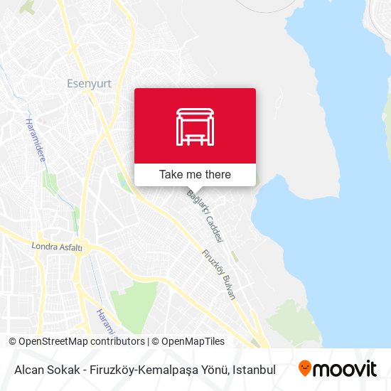 Alcan Sokak - Firuzköy-Kemalpaşa Yönü map