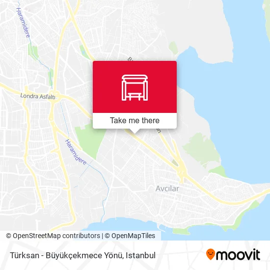 Türksan - Büyükçekmece Yönü map
