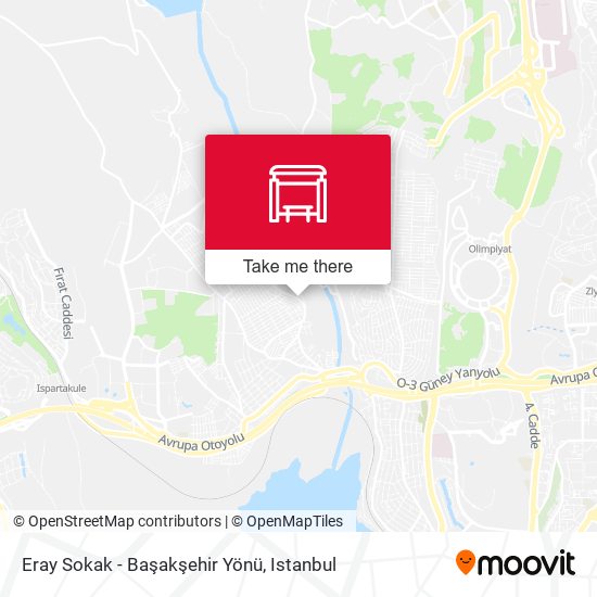 Eray Sokak - Başakşehir Yönü map