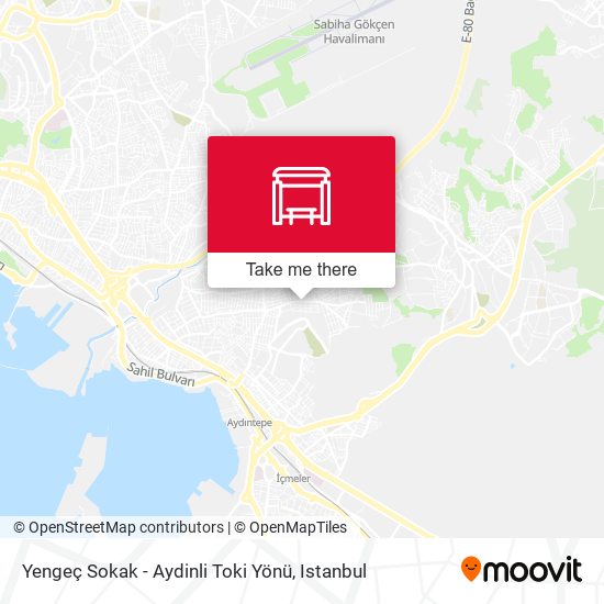 Yengeç Sokak - Aydinli Toki Yönü map