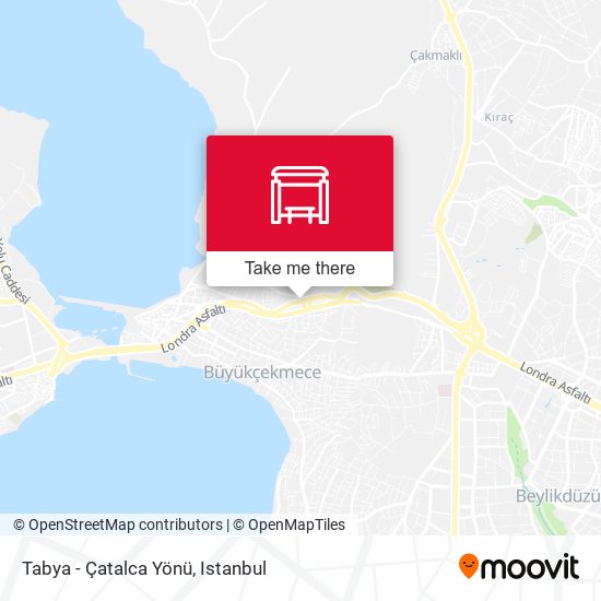 Tabya - Çatalca Yönü map