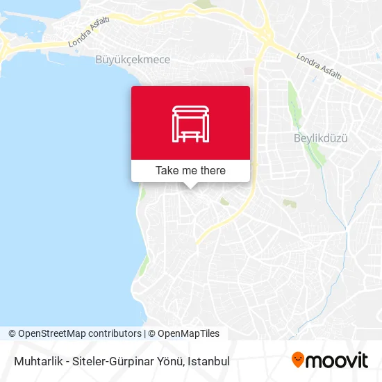 Muhtarlik - Siteler-Gürpinar Yönü map