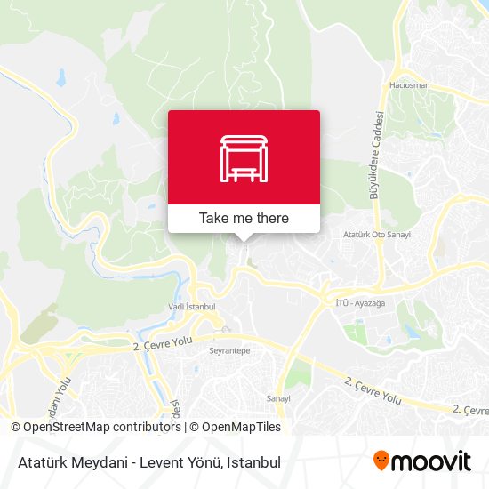 Atatürk Meydani - Levent Yönü map