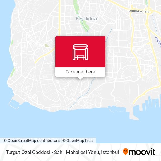 Turgut Özal Caddesi - Sahil Mahallesi Yönü map