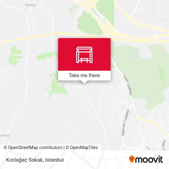 Kızılağaç Sokak map