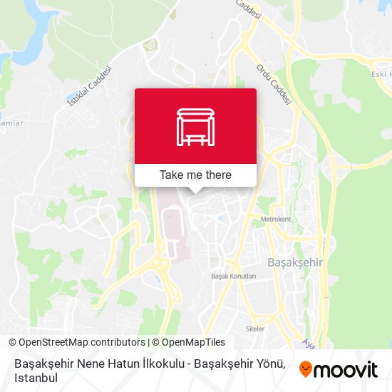 Başakşehir Nene Hatun İlkokulu - Başakşehir Yönü map
