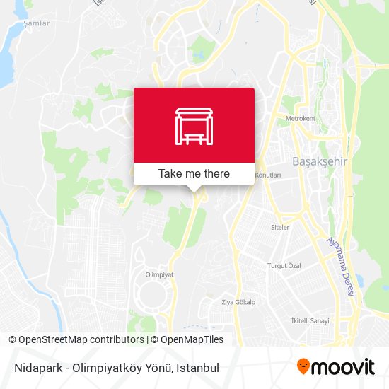 Nidapark - Olimpiyatköy Yönü map