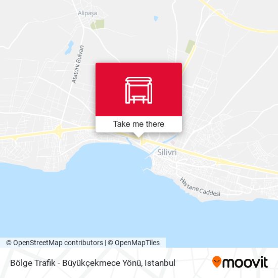 Bölge Trafik - Büyükçekmece Yönü map