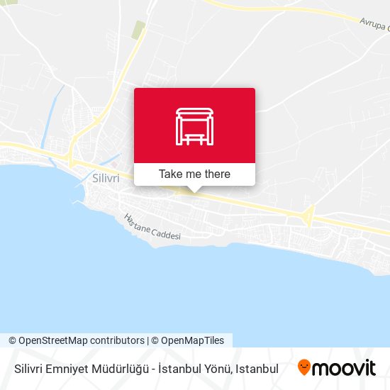 Silivri Emniyet Müdürlüğü - İstanbul Yönü map