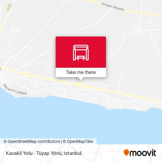 Kavakli Yolu - Tüyap Yönü map