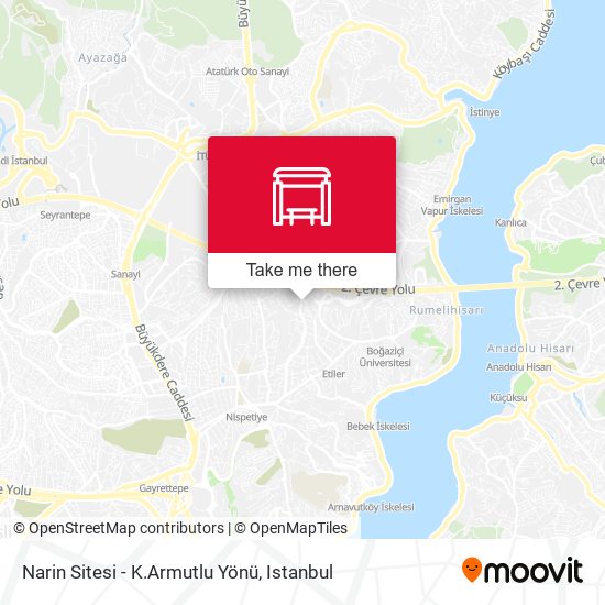Narin Sitesi - K.Armutlu Yönü map