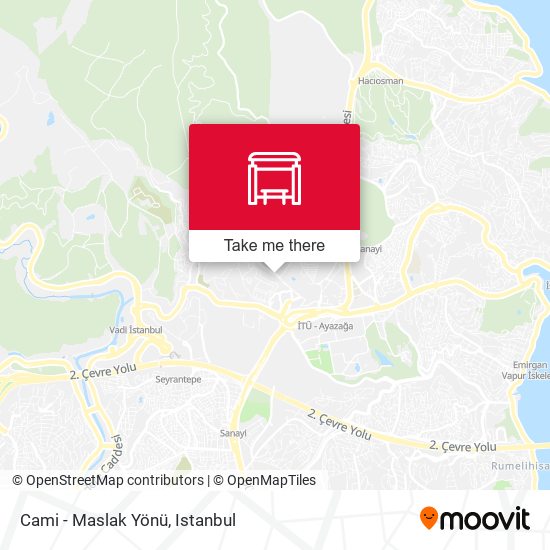 Cami - Maslak Yönü map