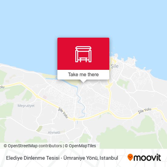 Elediye Dinlenme Tesisi - Ümraniye Yönü map