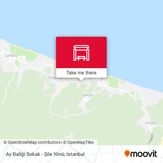 Ay Baliği Sokak - Şile Yönü map