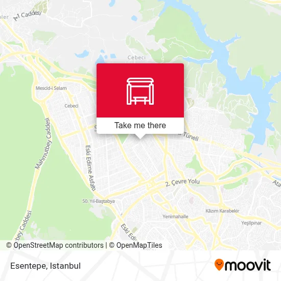 Esentepe map