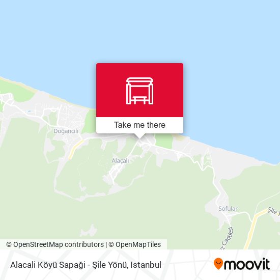 Alacali Köyü Sapaği - Şile Yönü map