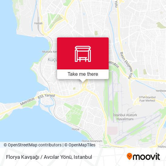 Florya Kavşağı / Avcılar Yönü map