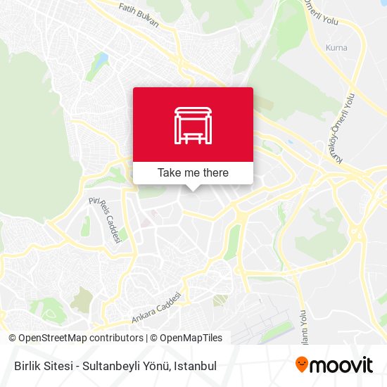 Birlik Sitesi - Sultanbeyli Yönü map