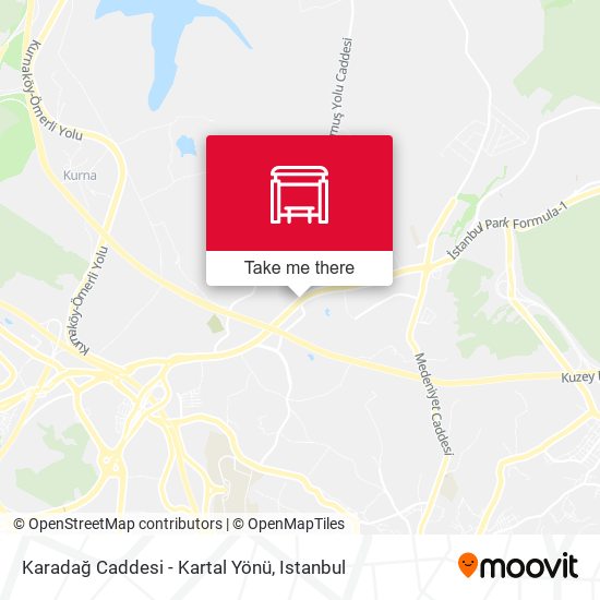 Karadağ Caddesi - Kartal Yönü map
