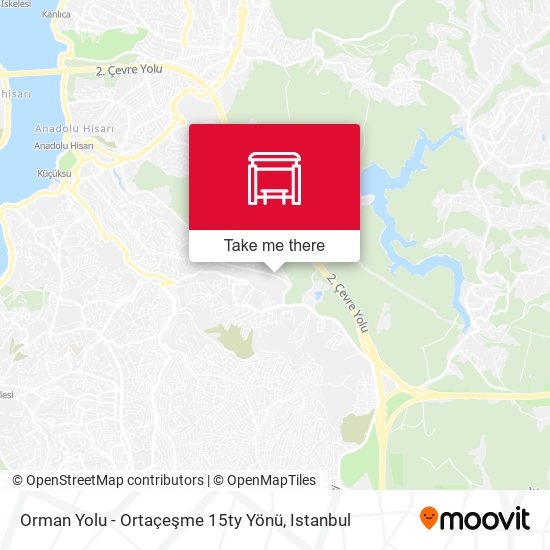 Orman Yolu - Ortaçeşme 15ty Yönü map