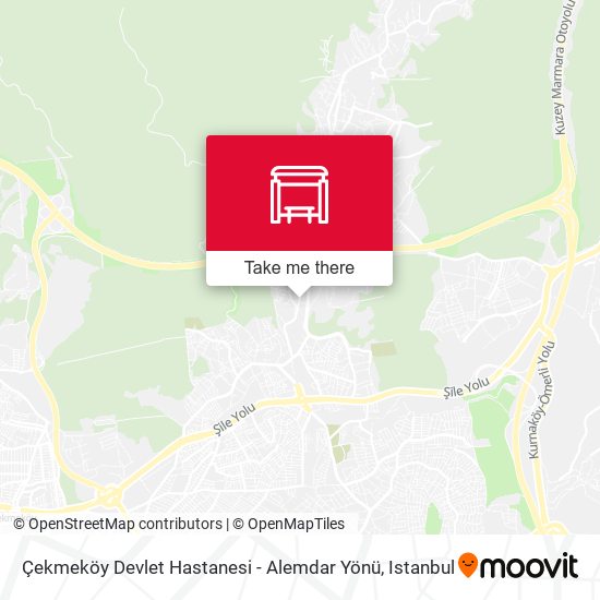Çekmeköy Devlet Hastanesi - Alemdar Yönü map