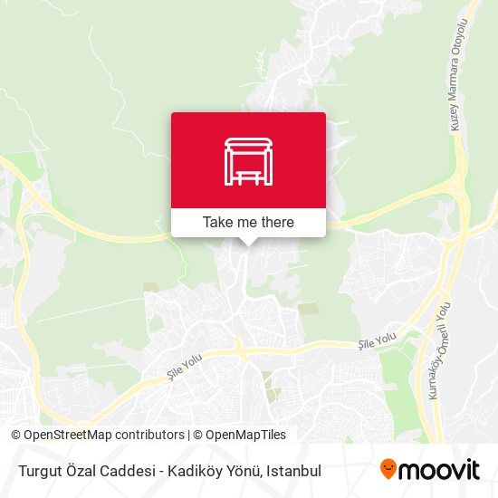 Turgut Özal Caddesi - Kadiköy Yönü map