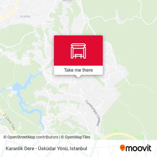 Karanlik Dere - Üsküdar Yönü map