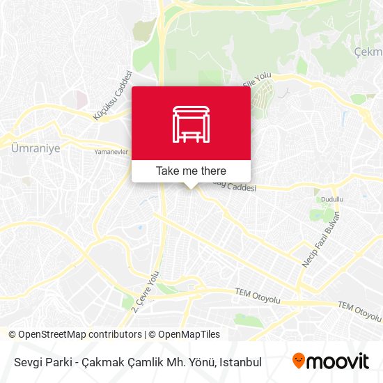 Sevgi Parki - Çakmak Çamlik Mh. Yönü map
