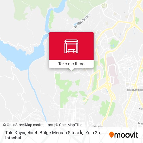 Toki Kayaşehir 4. Bölge Mercan Sitesi İçi Yolu 2h map