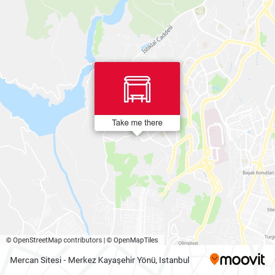 Mercan Sitesi - Merkez Kayaşehir Yönü map