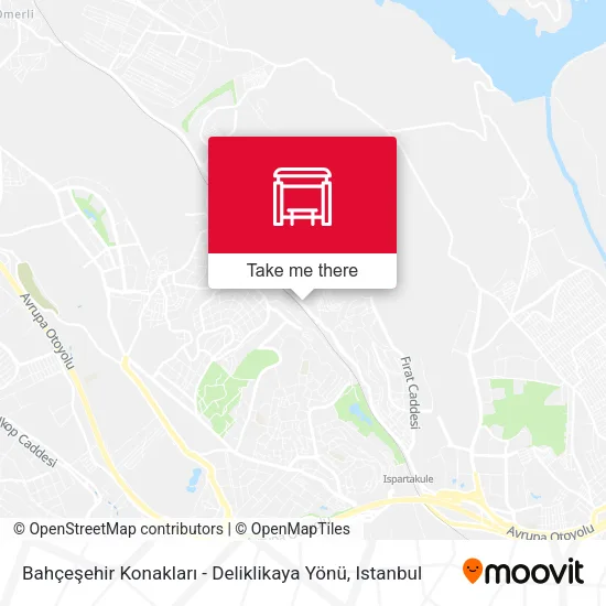 Bahçeşehir Konakları - Deliklikaya Yönü map
