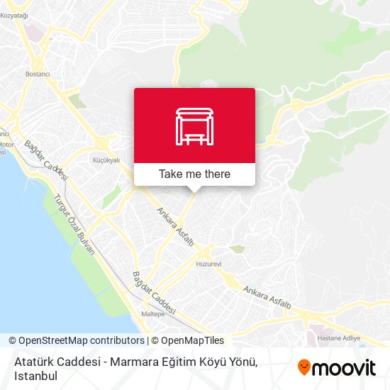 Atatürk Caddesi - Marmara Eğitim Köyü Yönü map