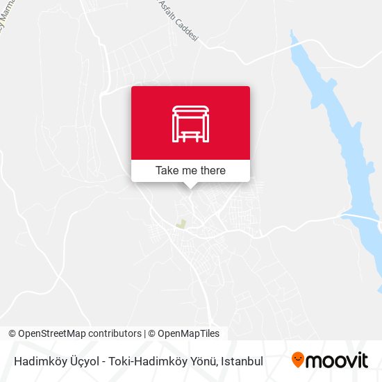 Hadimköy Üçyol - Toki-Hadimköy Yönü map