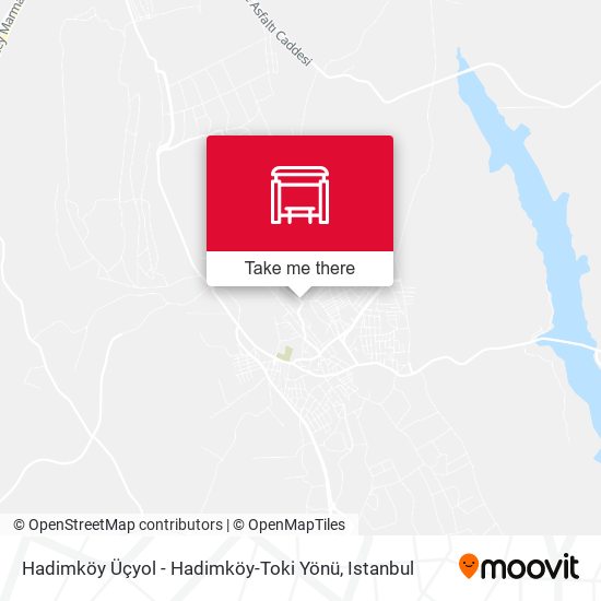 Hadimköy Üçyol - Hadimköy-Toki Yönü map