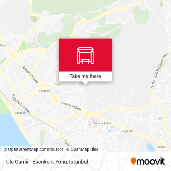 Ulu Camii - Esenkent Yönü map