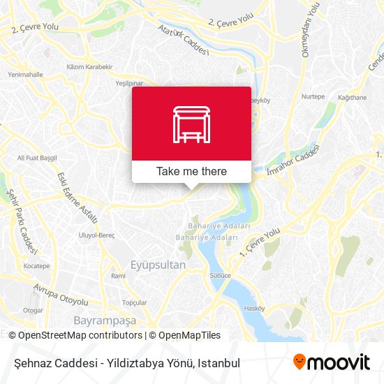 Şehnaz Caddesi - Yildiztabya Yönü map