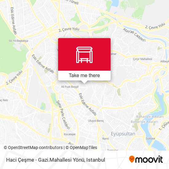 Haci Çeşme - Gazi.Mahallesi Yönü map