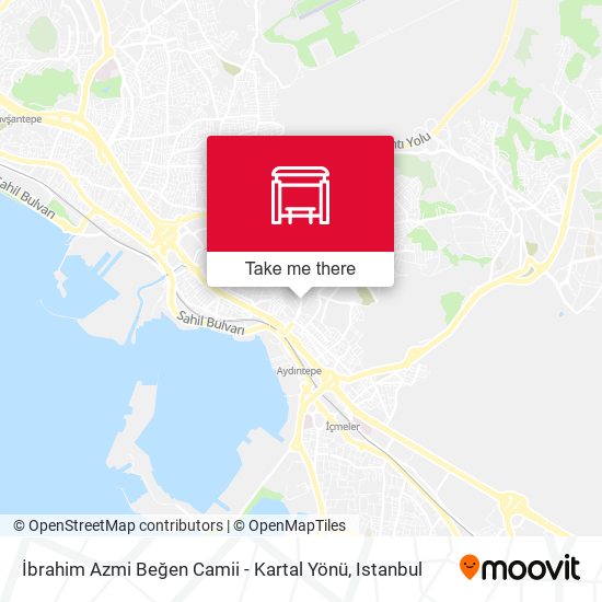 İbrahim Azmi Beğen Camii - Kartal Yönü map