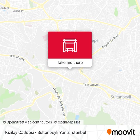 Kizilay Caddesi - Sultanbeyli Yönü map