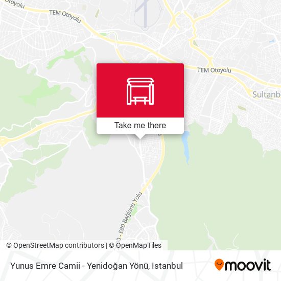 Yunus Emre Camii - Yenidoğan Yönü map
