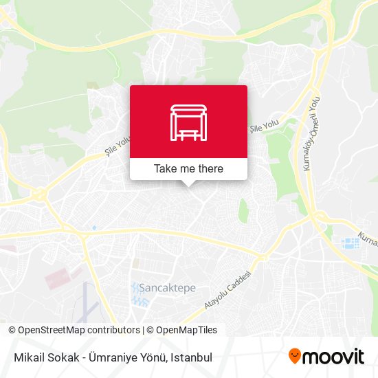 Mikail Sokak - Ümraniye Yönü map