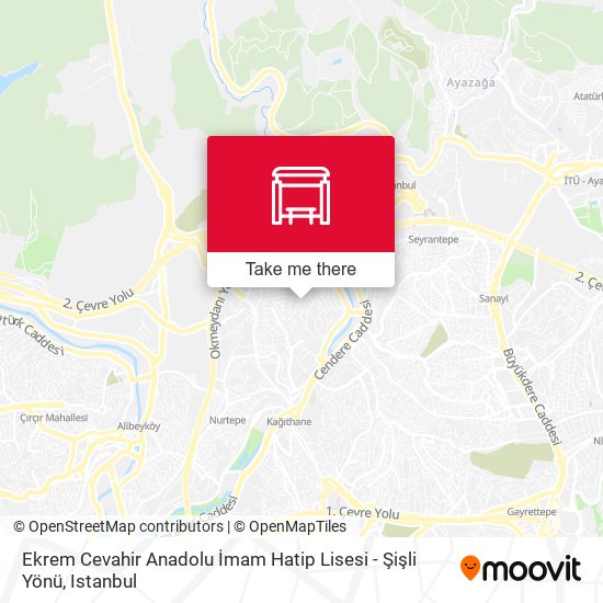 Ekrem Cevahir Anadolu İmam Hatip Lisesi - Şişli Yönü map