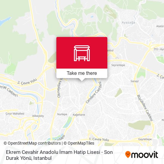 Ekrem Cevahir Anadolu İmam Hatip Lisesi - Son Durak Yönü map